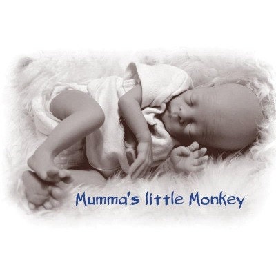 Little Monkey Amazing German Vinyl Doll Kit by Bonnie Brown