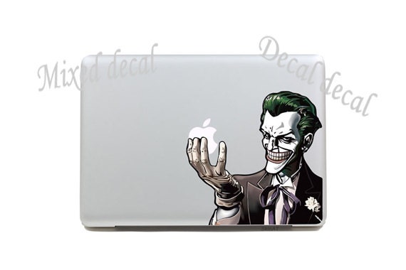 Joker - macbook decal laptop macbook sticker decal vinyl skin protector decor decal mac keyboard decal sticker cover skin