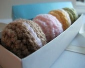 Crochet Macaroons in gift box