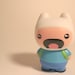 Adventure Time inspired Finn the Human Vinyl Toy - HAPPY