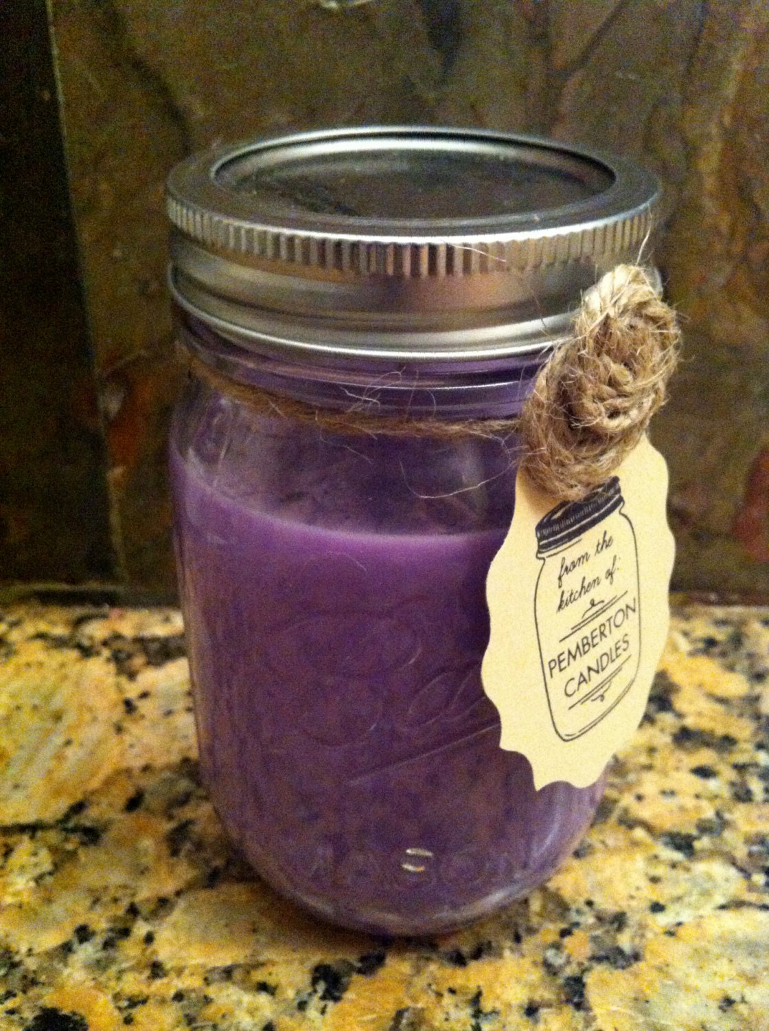 Pomegranate Cider Scented Homemade Soy Candles