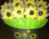 Mother's Day Cookie Bouquet - Designer cookies, beautifully decorated and sold by the dozen or in a cookie bouquet. Birthday,Thank you.