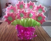 Low Sugar Cookie Bouquet ....Birthday, Mother's Day, Get well... Cookies also available individual as party favors.