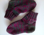 Knitted wool socks 
