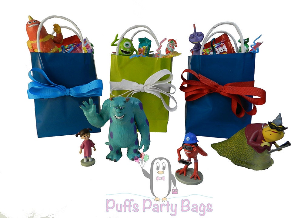 Monsters Inc goodie bags Disney party favor candy gift bags