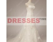 Princess wedding gowns - Elegant plus size wedding dress / sweetheart formal bridal gown / gorgeous appliqued wedding dress in handmade