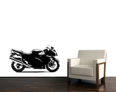 Motorcycle Sport Bike Vinyl Decor - Wall Art - Wall Decoration - Wall Decal