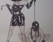 Digital Print of Original Underground Fetish Artwork