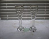 Wine Bottle Pilsner Glasses