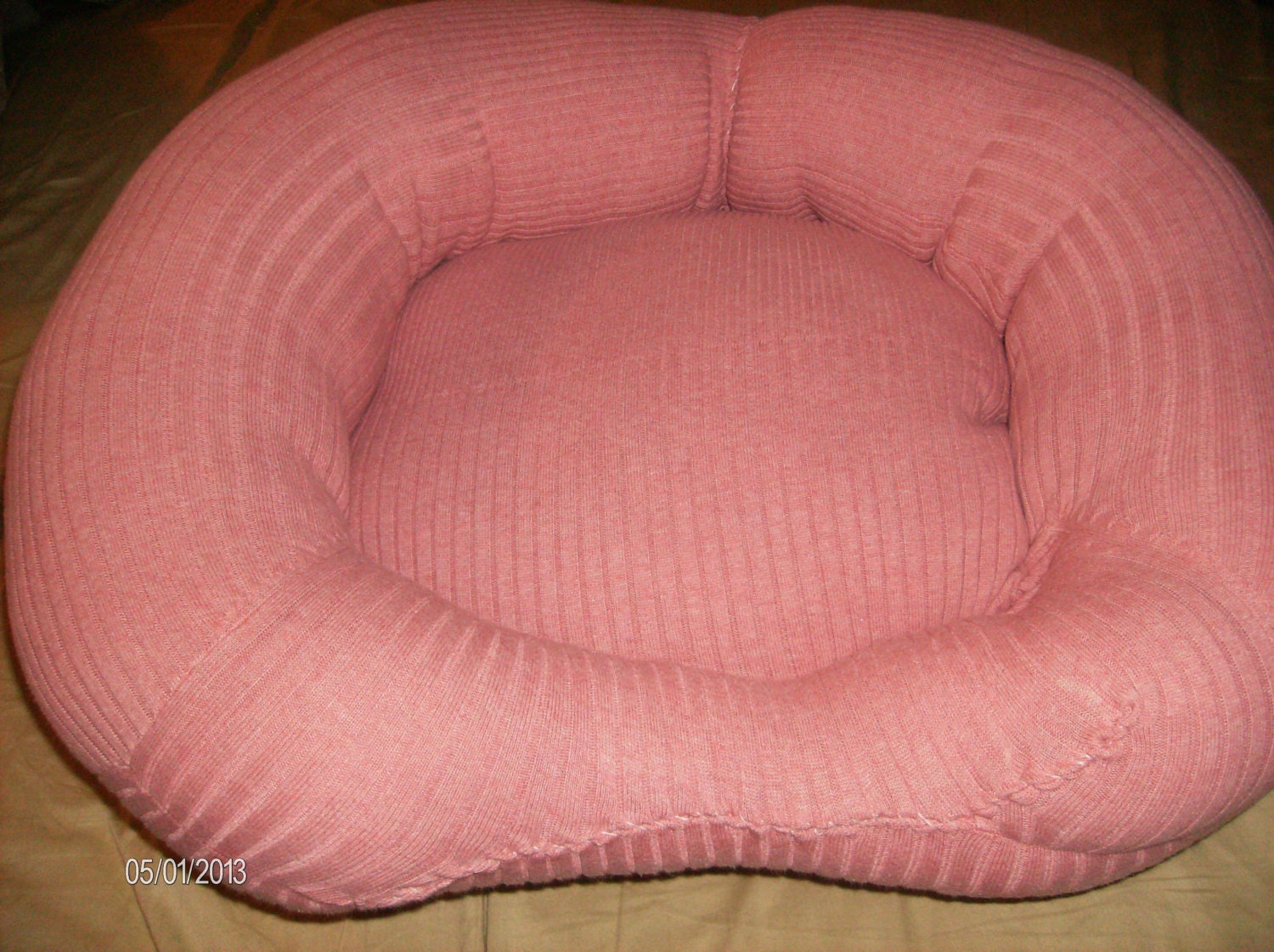 Upcycled Sweater Pet Bed