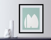 M Abstract Letter Art Print - 8x10, letter, font, nursery art, typography, modern art, home decor, initials, monogram, wedding gift