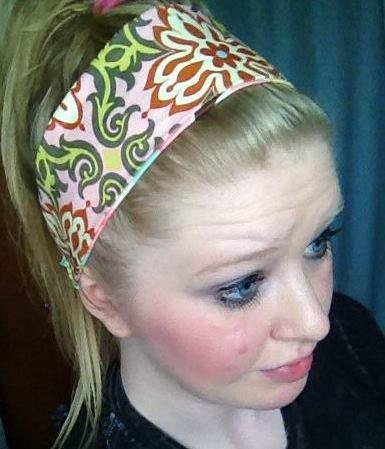 Reversible, Mod, floral headband, AMY BUTLER Temple Garland, Sandi Henderson Farmers Market, Chez Moi from Moda