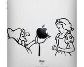 Snow White and Witch -- iPad Decals iPad Stickers iPad Cover iPad Skins Vinyl Decal for Apple Laptop iPad / Macbook Pro / Macbook Air