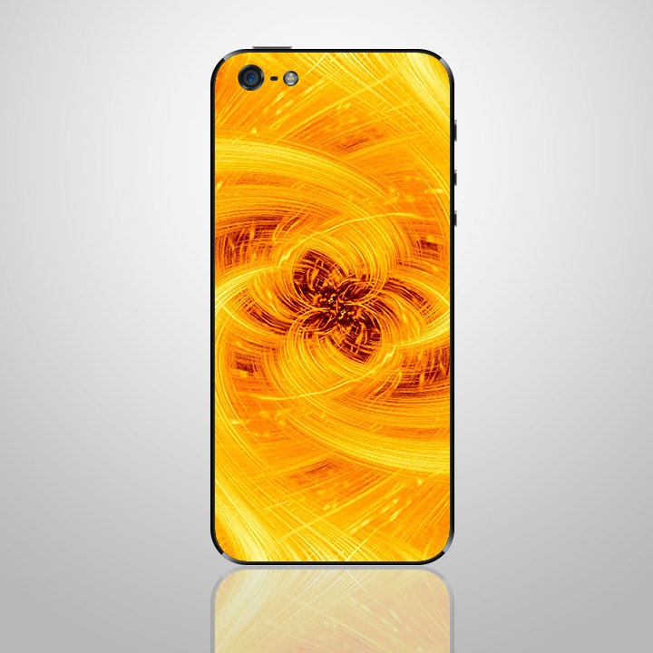 Multicolored Swirl -- iPhone Back Decals iPhone Back Stickers iPhone Skins Vinyl Cover Case for Apple iPhone 4/ iPhone 4S/ iPhone 5