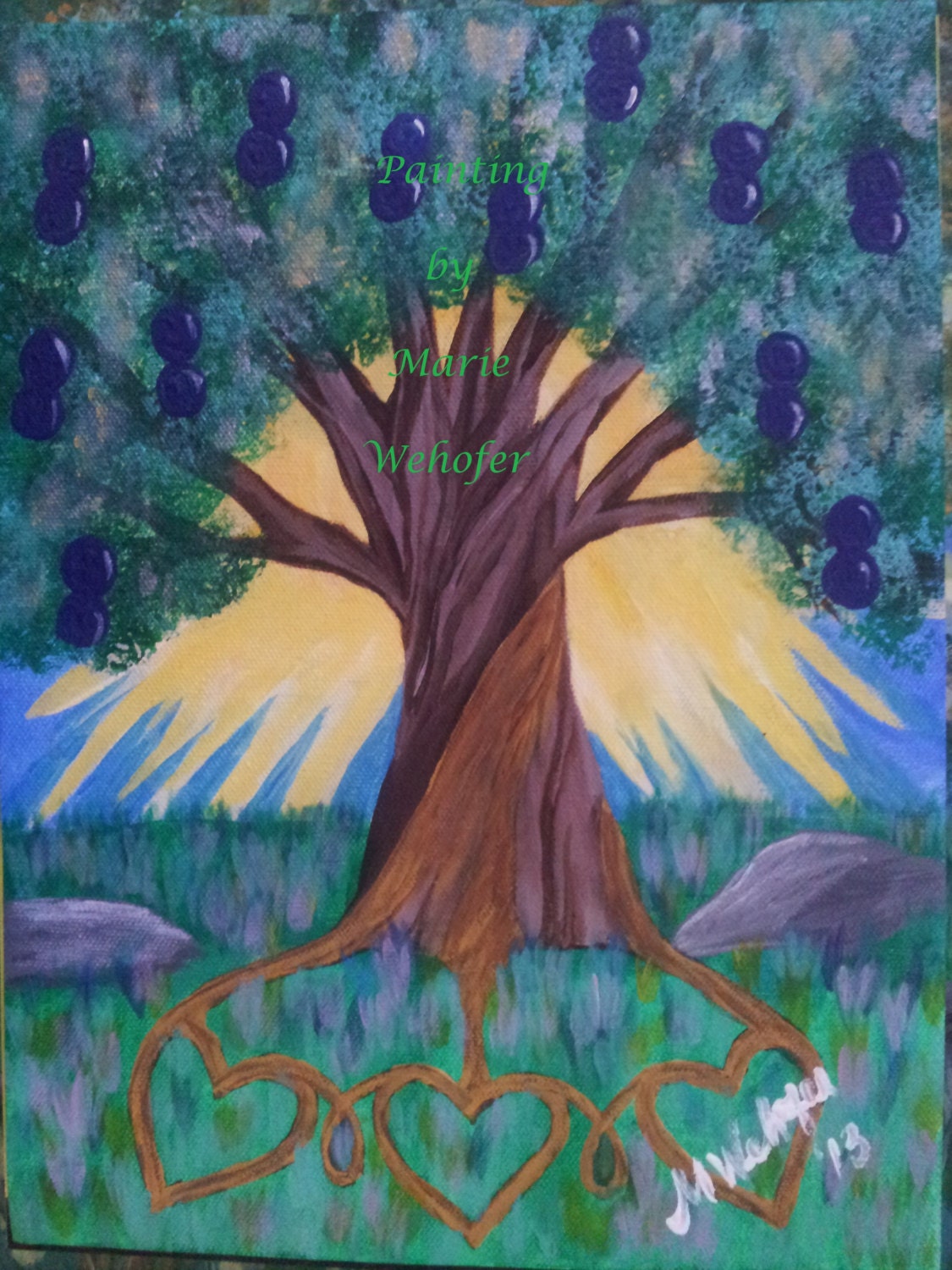 Tree of Life. Handpainted 8 x 10 printed on archival paper so that it will outlive you.