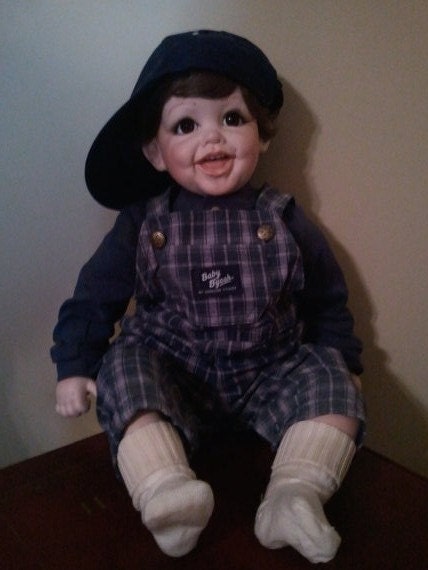 Andy Boy Vintage Handmade Doll - Porcelain Doll