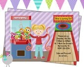 Arcade / Game Room Birthday Invite or Thank You Note Image that you print - digital Image Il_170x135