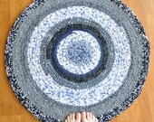 Large Area Rug - Crochet - Twilight Twinkle - Recycled - Upcycled