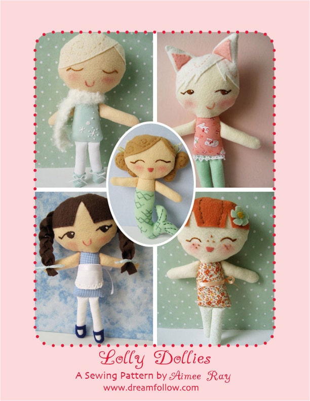 Lolly Dollies PDF sewing pattern