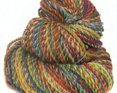 handdyed handspun superwash Merino wool  yarn