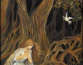 The Key Brothers Grimm Fairy Tale Goddess Art 5x7 Card