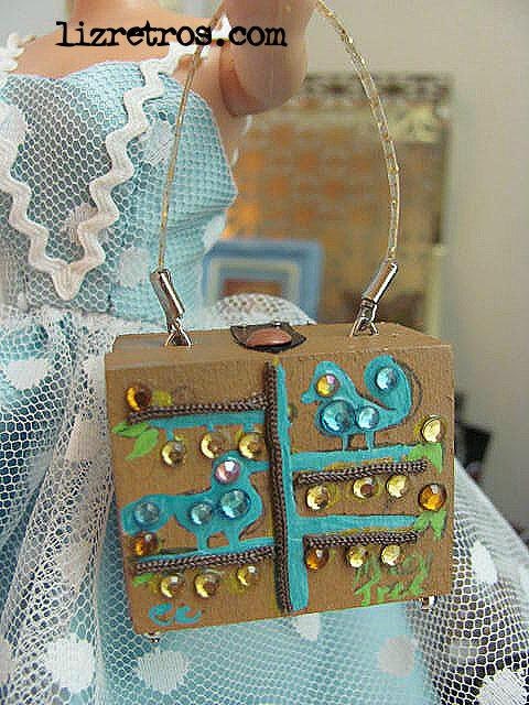 Gene, Lalka and Pals  Repro Enid Collins Style Money Tree Box Purse by RETROS