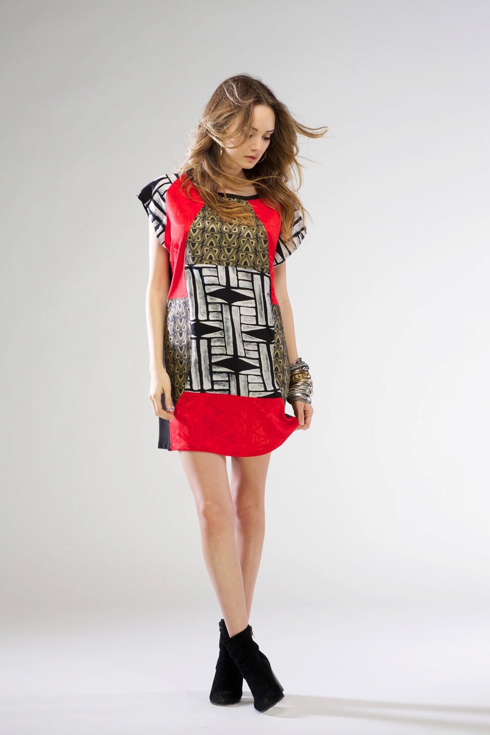 LIMITED EDITION Graphic Patchwork Tunic