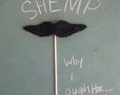 Mustache Party Favors - Felt Mustache- Party Pack of 6