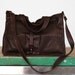 TomTom Leather Messenger in Eggplant Burgundy. Made To Order.