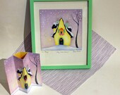 Commission a full colour ORIGINAL GREETING CARD or Pop-Up Card for you or your child by artist Valerie Walsh
