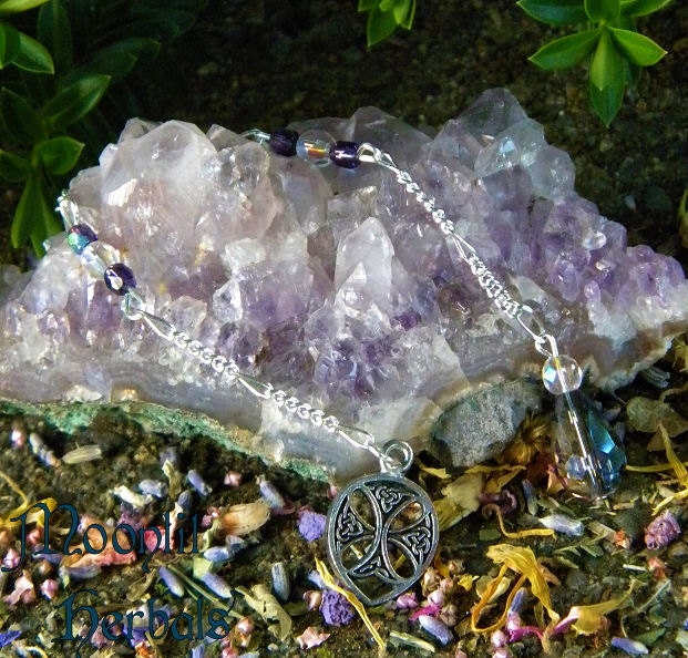 Celtic Magick Crystal Pixie Pendulum - Scrying, Divination, Spiritual Wisdom, Dowsing, Magickal Tools, Wicca, Pagan