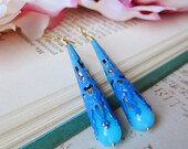 Colorburst - Hand-Painted Filigree Earrings
