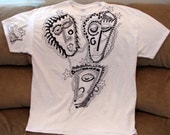 Free Shipping Kerables New Hand Painted Tee Shirts Ala Keri Always OOAK This is a men's XL