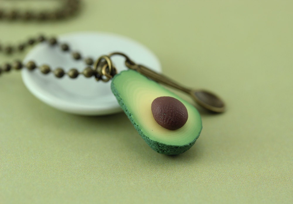 Spoonful of Avocado Necklace