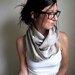 Natural Linen Infinity Scarf / Cowl Scarf / Loop / Woven Linen