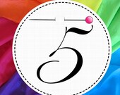 Discount PDF Bundle - Tie Dye Diva Pattern Lover's Pack - Choose Any 5 only 6 bucks each