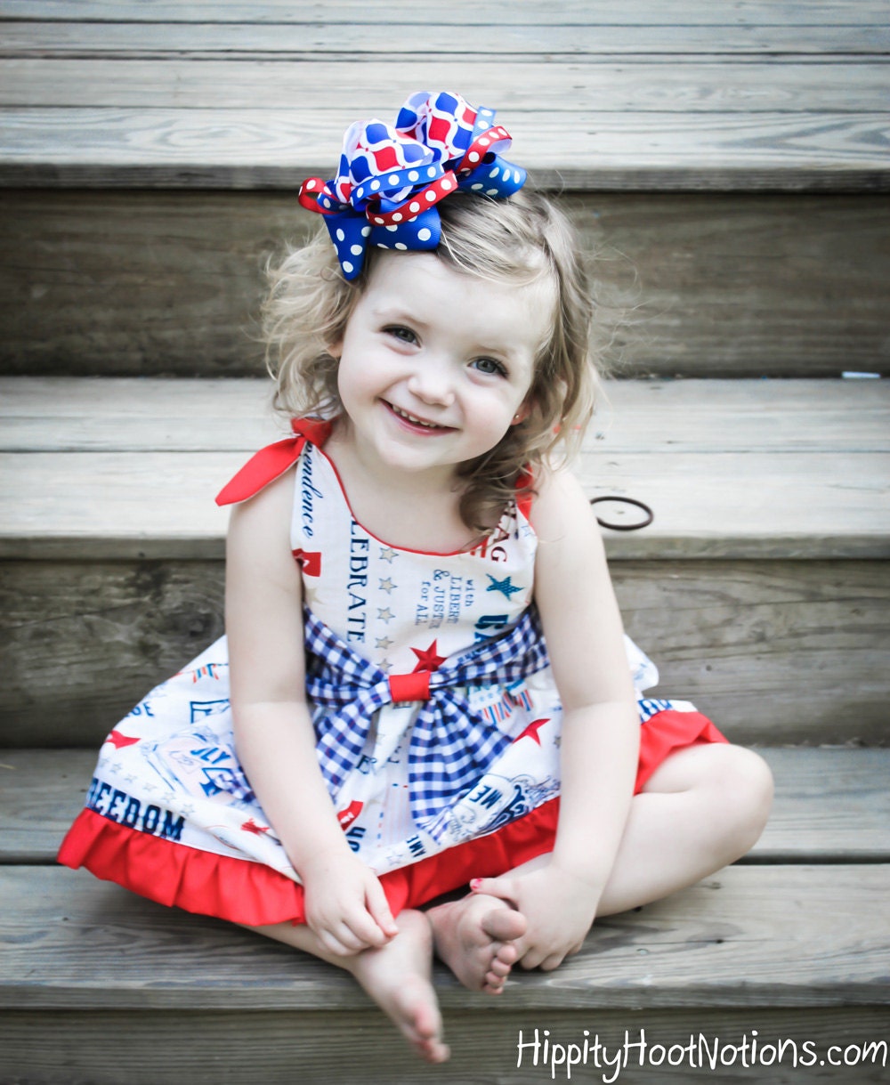Sewing Pattern PDF - Baby Jumper Dress and Top Pattern with Big Sash Bow