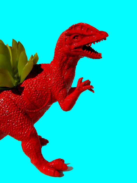 Dinosaur Planter BIRTHDAY GIFT Great Dorm Office Home Decor Gift for Get Well  Boss' Teachers
