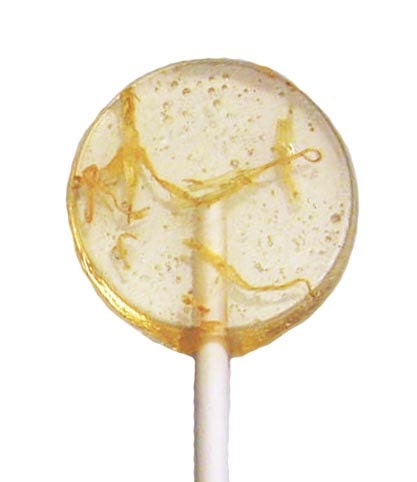 MARIGOLD GINGER Hard Candy Mini Lollipops - All Natural