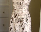 Custom Sheath Dress From a Vintage 1960s Pattern 60s Party Dress Cocktail Dress Any Size