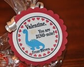 Valentines Day Tags. Dinosaur. Valentines. Dino-mite. Set of 12. Class Valentines. Dino