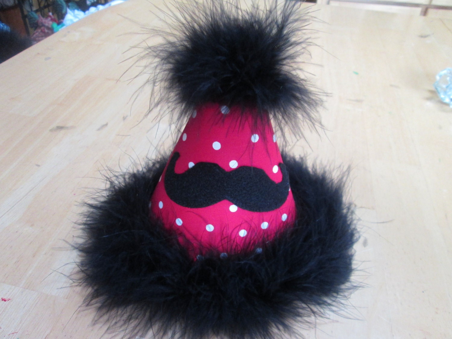 Mustache Birthday Party hat - Babies 1st Birthday Party hat - Any color - Mustache Party Hat Il_570xn