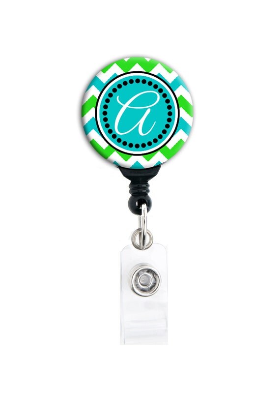 Retractable ID Badge Holder Personalized by GoodGirlGoneBadge