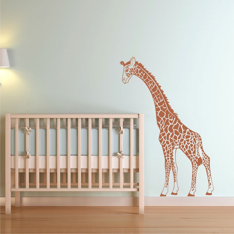 Wall Decal Giraffe Nursery Vinyl Wall Art Decor