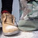 Rustic Camper Canvas Tote Large Repurposed Military Camo Bag