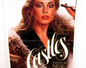 Vintage Book Advertising Poster - Castles by Neal Travis - Romance Novel