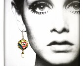Earrings from Vintage Tin Recycled