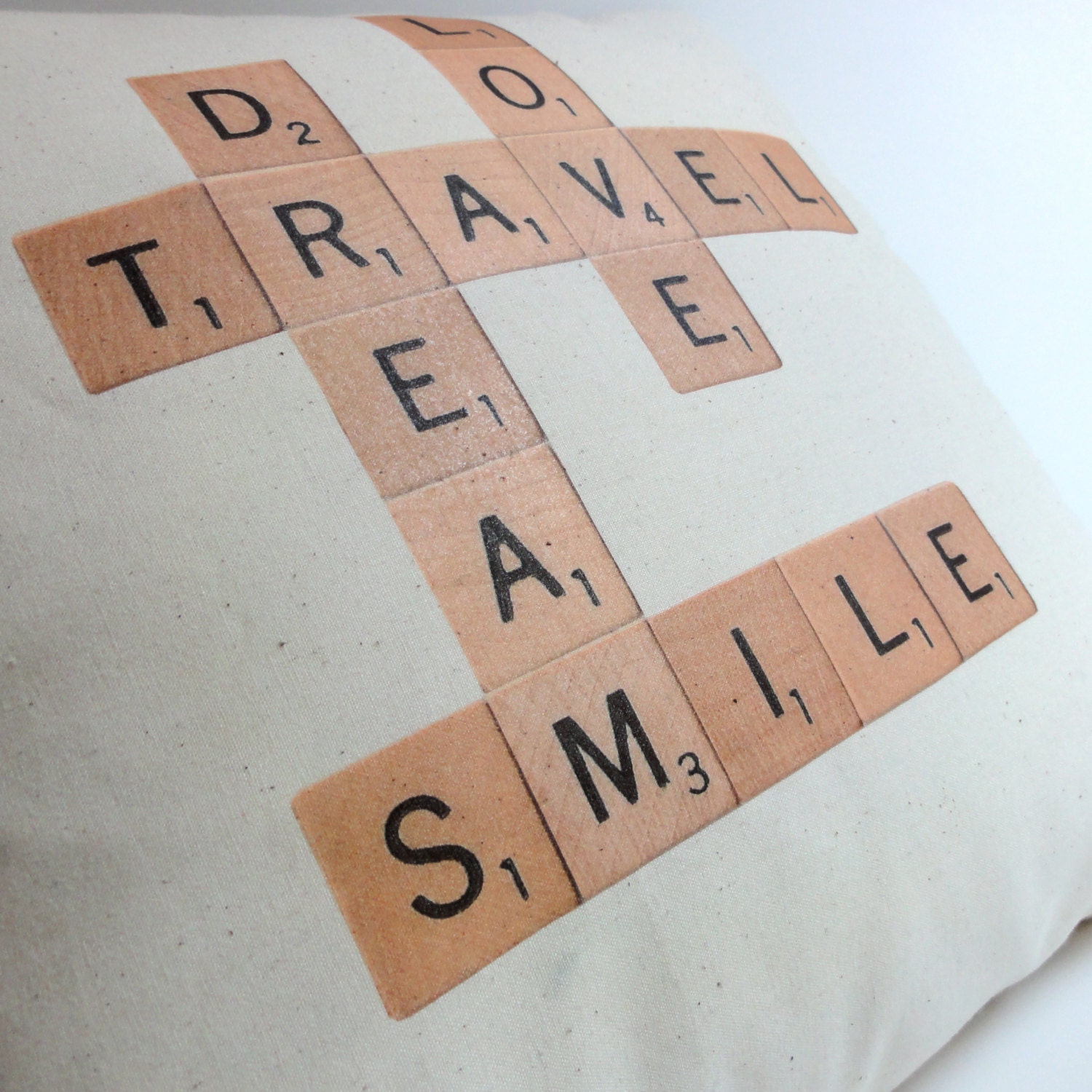 Custom Scrabble Pillow