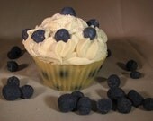 Lemon Blueberry Cupcake Soap