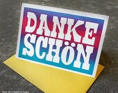 German Language Thank You Cards